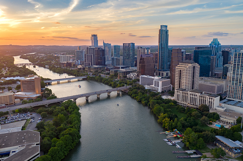 Austin Aerial Skyline